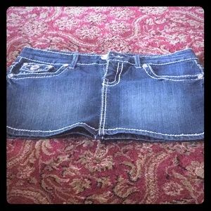 Culture premium  mini jeans   Skirt size medium.